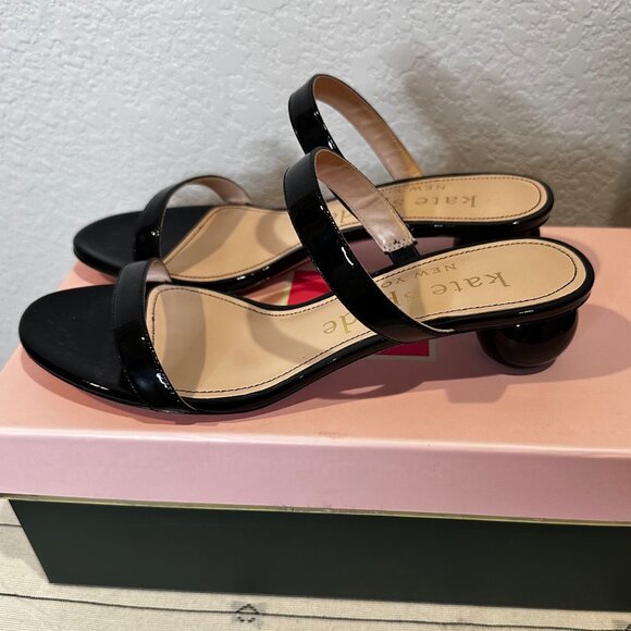 Kate Spade Palm Springs Sandals in Size 7, black - Picture 3 of 7